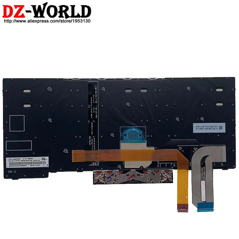 Новая Оригинальная русская клавиатура с подсветкой для Thinkpad E480 E490 T480S L480 T490 T495 L380