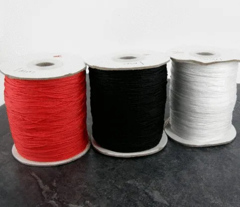 

jhf34 150M mix color multicolor mixed Knot String Nylon crystal Cord diy accessories Rope for Bracelet Necklace