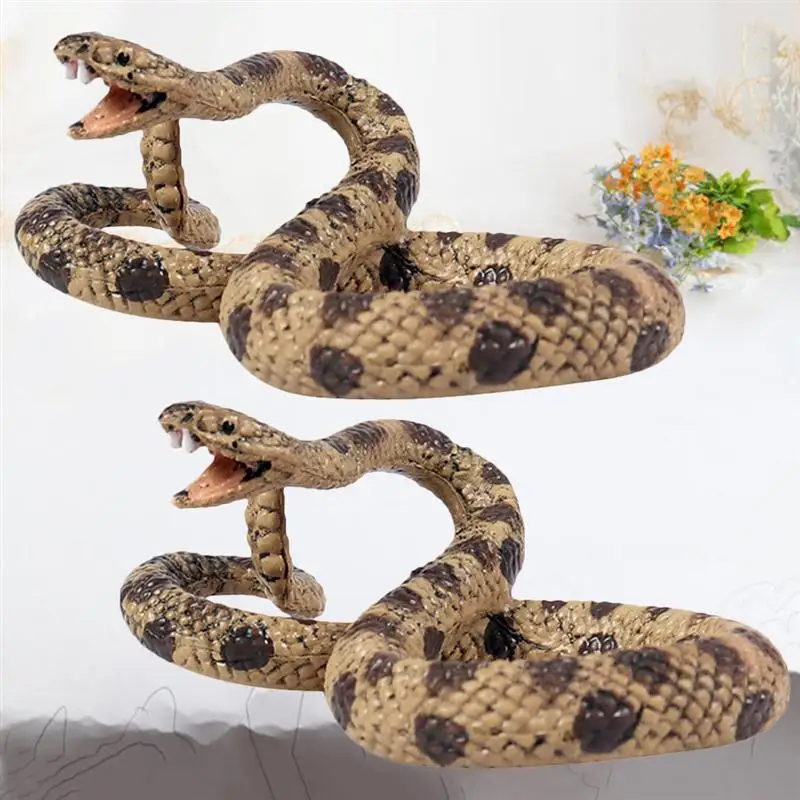 2 шт. пластиковая игрушка змея|Шутки и розыгрыши| |