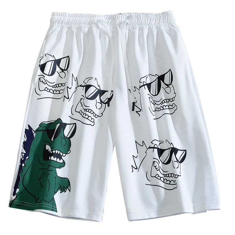 

Men Hot 2021 New Hot-Selling Man's Shorts Summer Casual Fashion Shorts Dinosaur Print Sweatpants Fitness Short Jogger M-3XL