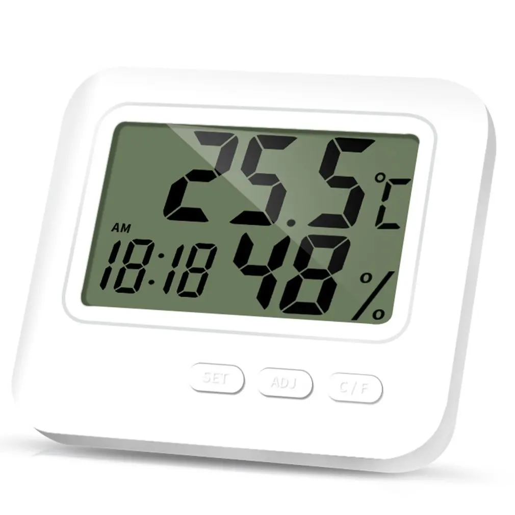 

Indoor Outdoor Digital Thermometer Hygrometer LCD Display Precision Alarm Clock Function Thermometer Hygrometer Home Supplies