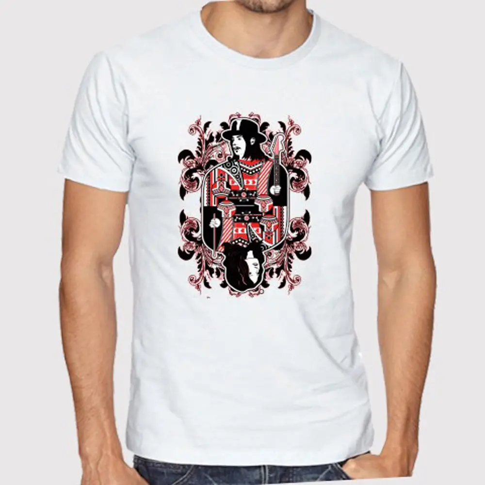 

The White Stripes Punk Rock Tour Logo Men's White T-Shirt Size S To 3XL Men 2018 Summer Round Neck Men'S T Shirt
