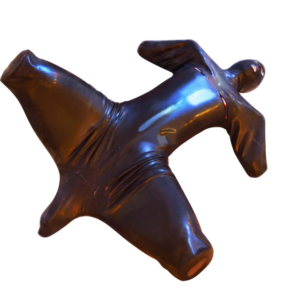 

2020 New Nightclub Sexy Underwear Men's Patent Leather Bodysuit Tights One-piece Stage Performance Costume Cosplay