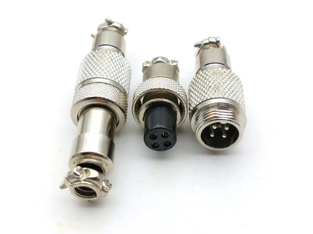 10 комплектов (штекер + гнездо) 4 контактный авиационный штекер GX12 12 мм блок питания