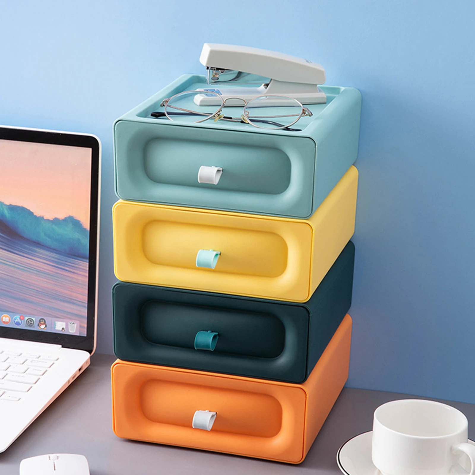 

Makeup Organizer PP Drawer Cosmetics Storage Box Household Office Study Dormitory Object Multifunction Storage Box Supplies,1PC