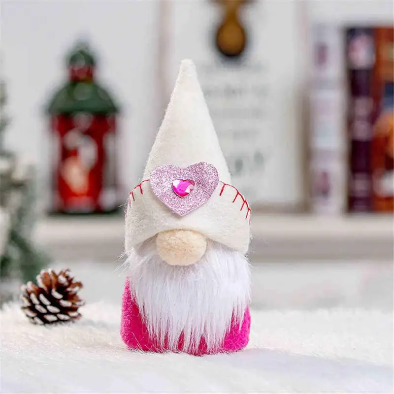 

2021 New Happy Easter Doll Cute White Beard Pointed Hat Doll Children Toy Party Festival Decoration