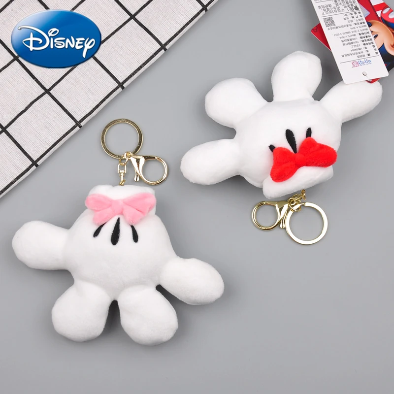 Подлинная Мода Disney 11 см Микки Маус Минни милая ручка мультяшный брелок плюшевая