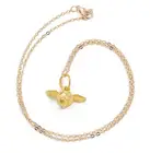 Золотой затравленные подвеска-снитч ожерелье Гарри Поттера с подвеска из коралла на цепочке, милые игрушки для дня рождения, Рождества, для детей и взрослых