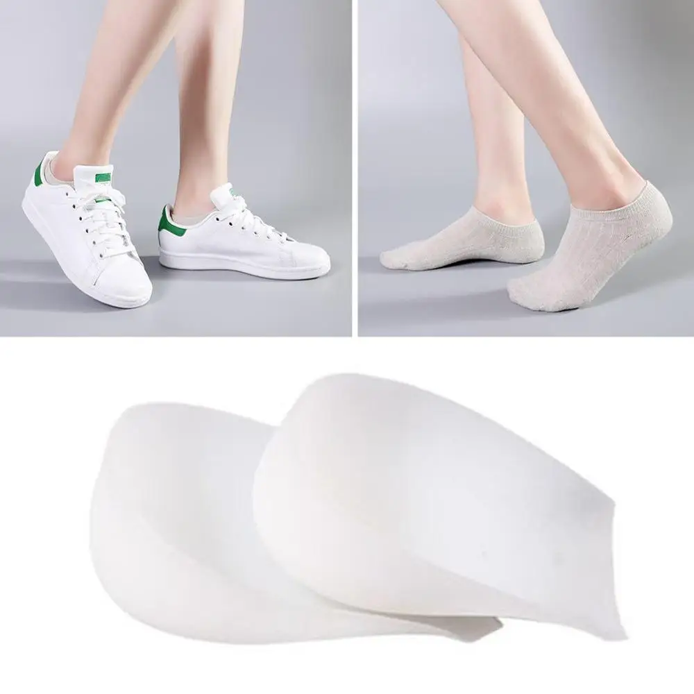 Силиконовые стельки для увеличения роста пяточной подушки невидимые носки