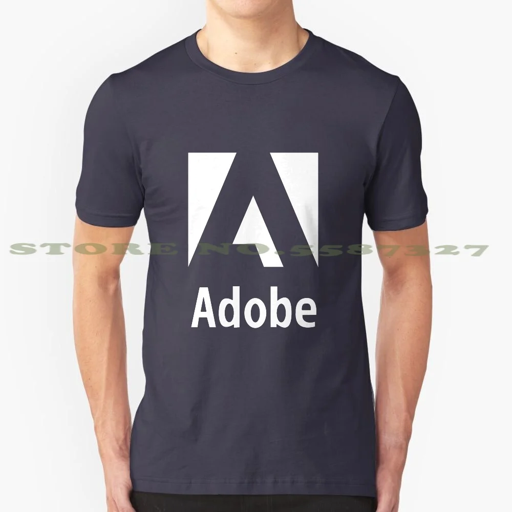 Adobe Logo Graphic на заказ забавная эргономичная футболка Photoshop lighroom premipro Star Cars Tesla |