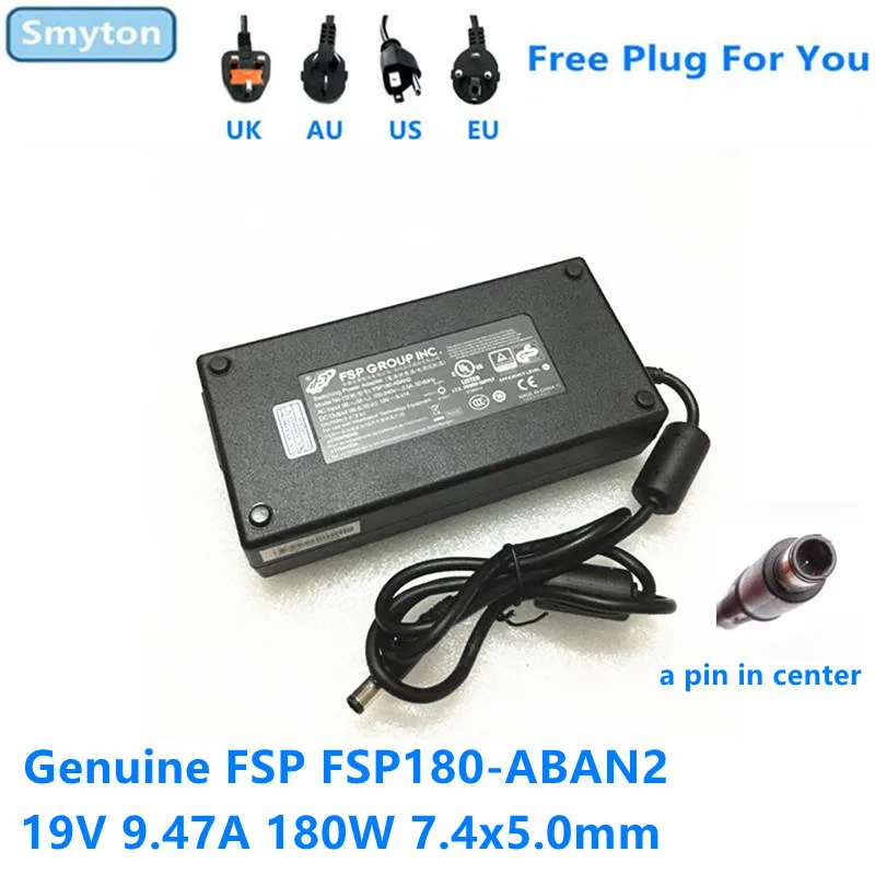 Оригинальное зарядное устройство FSP Φ 180W 19V 9.47A 7 4x5 0 мм с контактом внутри |