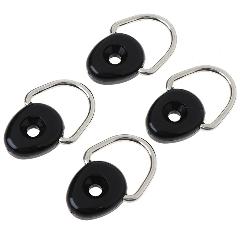 

4pcs Stainless Steel Kayak D Ring Tie Down Loop Canoe Row Boat D Ring Safety Deck Fitting Parts kayak Accessories