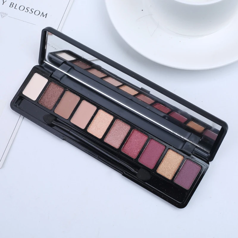 Тени для век PHOERA Earth Русалка Тыква грейпфрут цвет матовый жемчуг водостойкие