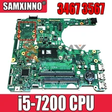 100% working Laptop motherboard For DELL Inspiron 3467 3567 mainboard i5-7200 0D71DF CN-0D71DF D71DF 15341-1 perfect work 100%