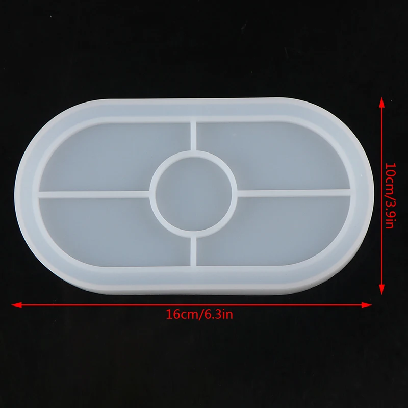 

Silicone Ashtray Square Flexible Tray Mold Concrete Oval Mold Epoxy Resin Home DIY Crafts Clay Resin Molds Plaster Mold