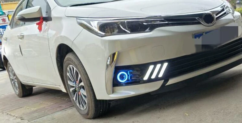 Для Защитные чехлы для сидений сшитые специально Toyota Corolla 2017 2018 Led Габаритные огни