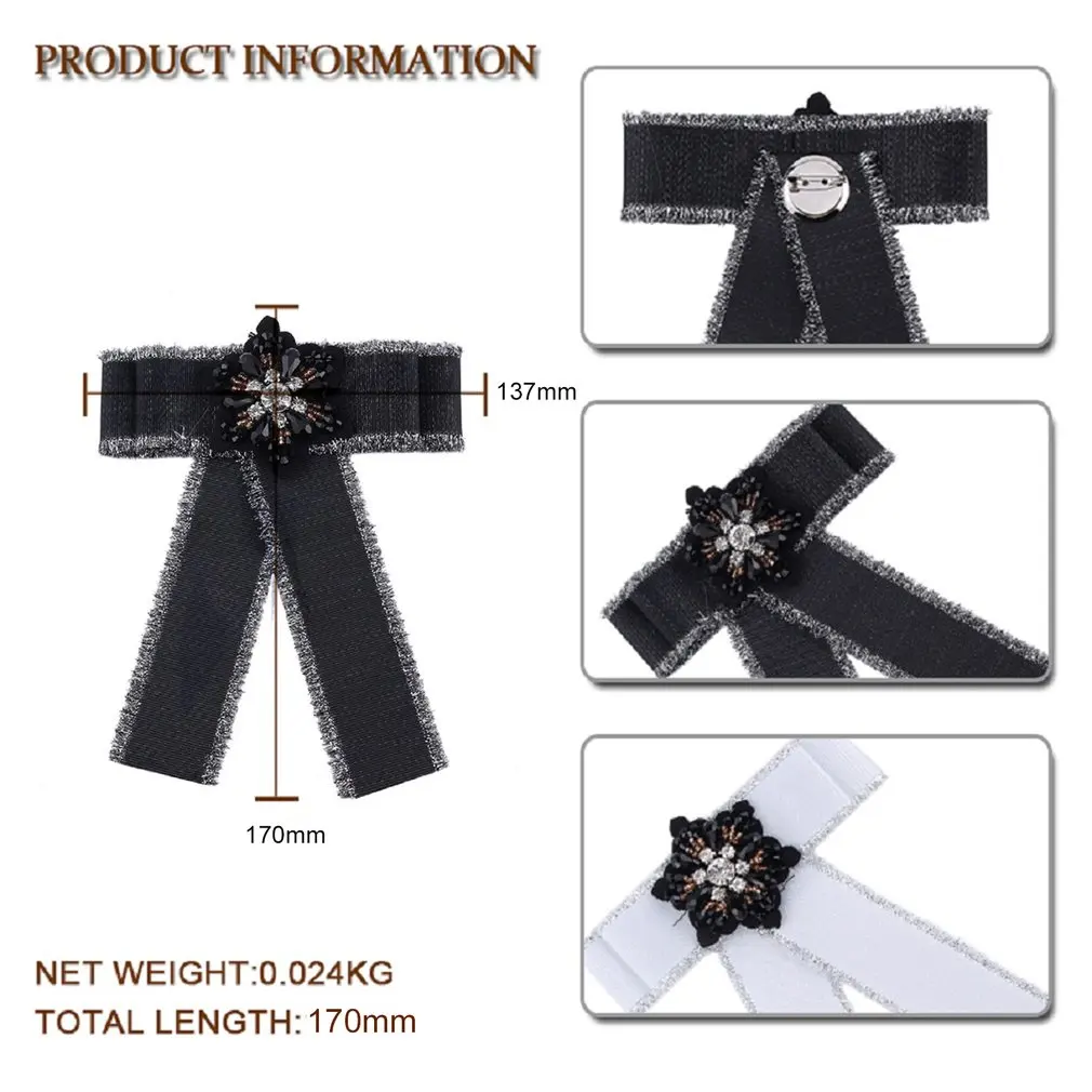 Элегантный дизайн бант цветок форма женские броши подходит ко всему одежда для