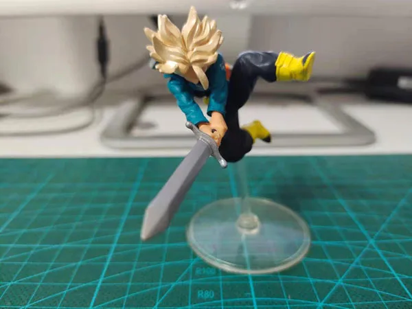 

BANDAI Dragon Ball Action Figure HG Gacha11 Bomb Super Trunks Model Decoration Toy