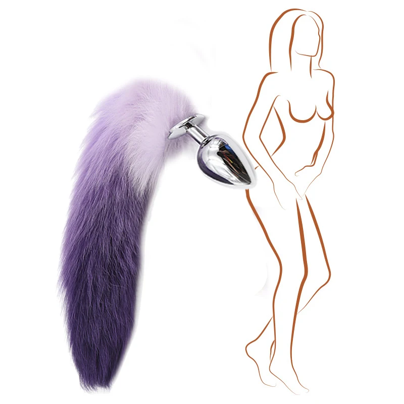 Секс игры хвост Анальная пробка для взрослых секс продукты лисий Интимные