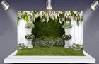 Свадебный Цветочный настенный фон свадебный душ белые цветы фотография фон 3D Цветы Xt-6946