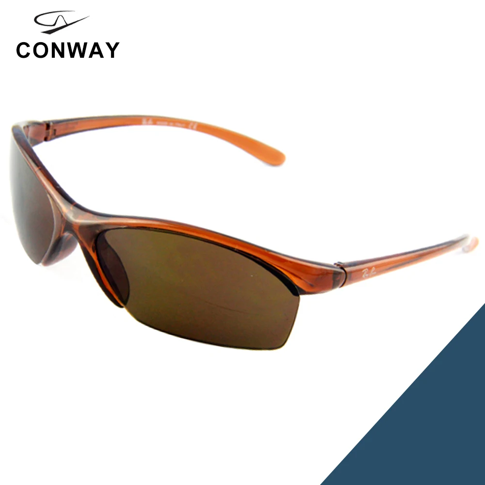 Спортивные солнцезащитные очки в полуоправе Conway Al-Mg небьющиеся с
