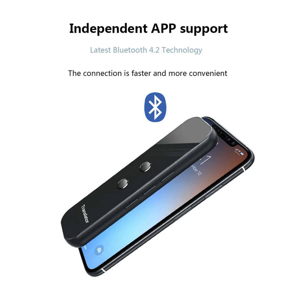 Голосовой/текстовый/фотографический переводчик G6 3 в 1 с Bluetooth мгновенный и