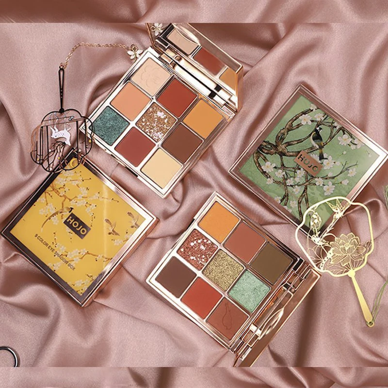 HOJO 9 цветов мерцающие матовые тени для век палитра макияжа классический
