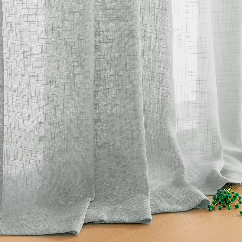 Современные тюлевые шторы для Гостиная однотонное полотно отвесный в простом