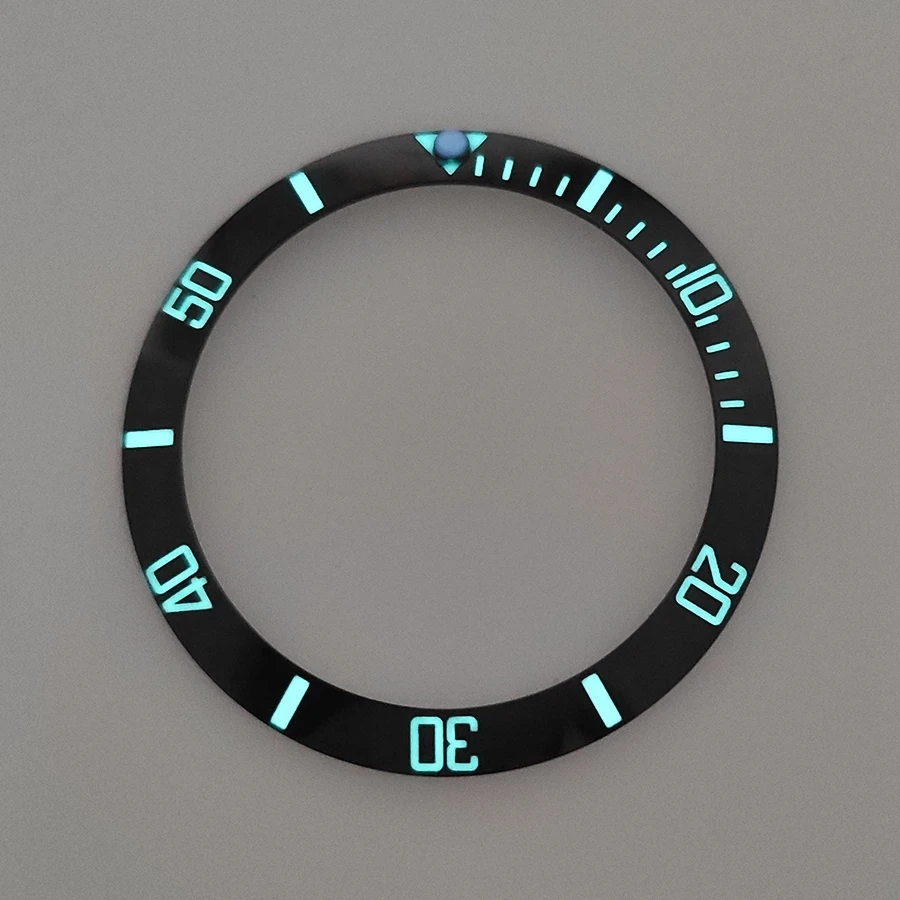 

[Sloped] NEW Fashion 38mm BGW9 Lume SUB Style Ceramic Bezel Insert Fit For SKX007/SKX009 Blue Lume