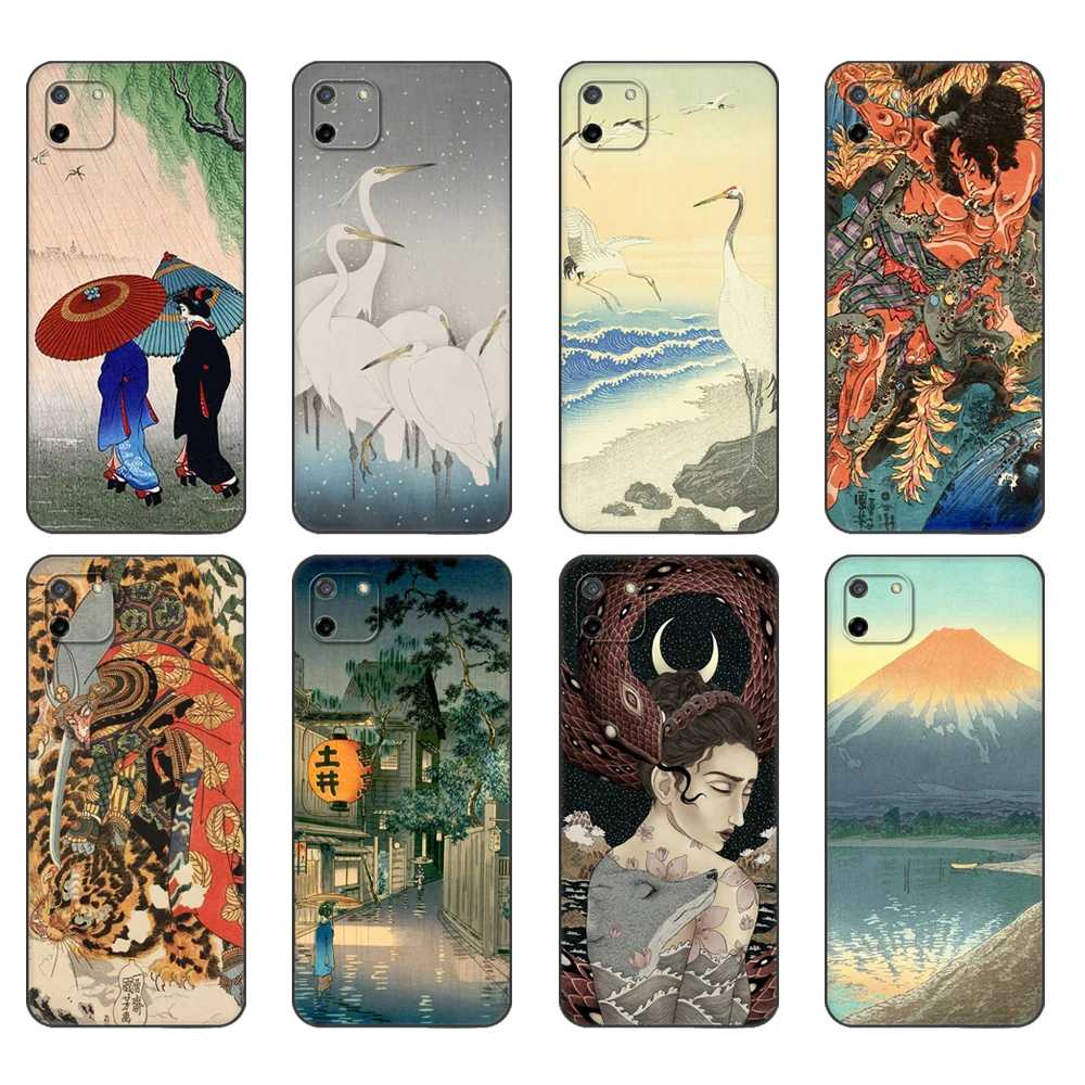 Флейта для OPPO Realme C11 чехол C 11 RealmeC11 Back RMX2185 чехол-бампер в японском стиле искусство