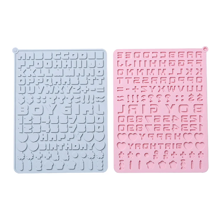 

Number/letter Chocolate Mold Fondant Cake Decoration Tool Kitchen Baking Cake Silicone Mold 28.2*21.2*0.6cm