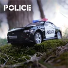 Высокая моделирования изысканный под давлением слепков движущиеся и игрушечные транспортные средства: РМЗ город стайлинга автомобилей Ford Mustang GT полиция 1:36 модель суперкара из сплава игрушечный автомобиль
