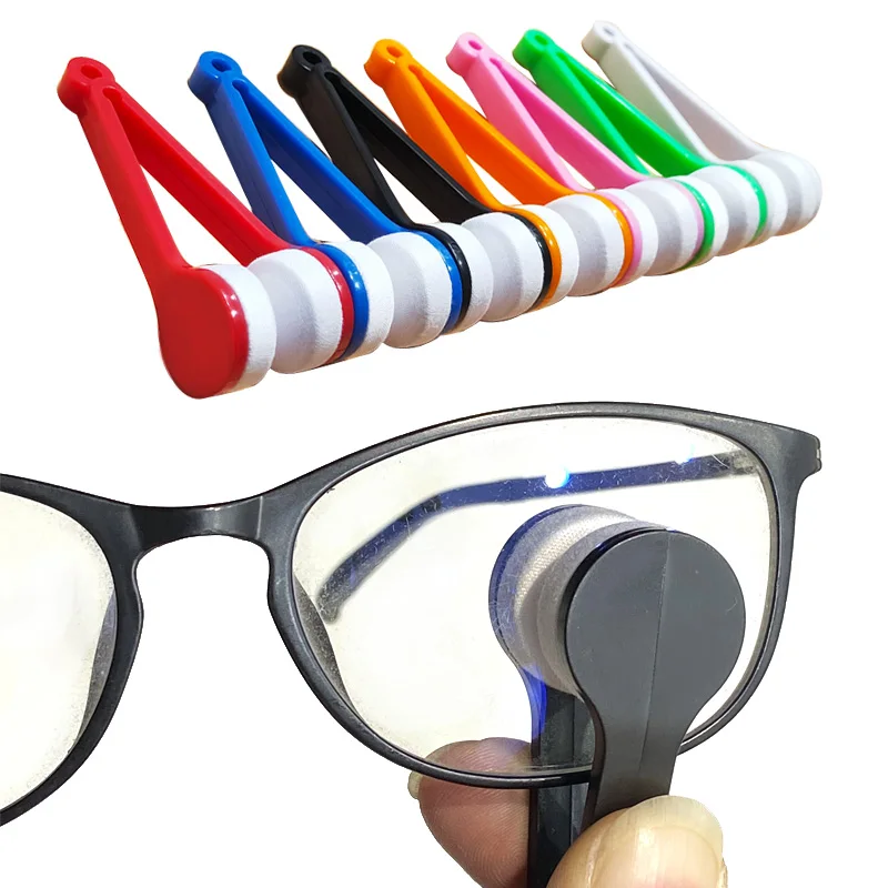 

Two-side Glasses Brush Microfiber Spectacles Cleaner Glasses Cleaning Tools Multifunctional Glasses Cleaning Rub