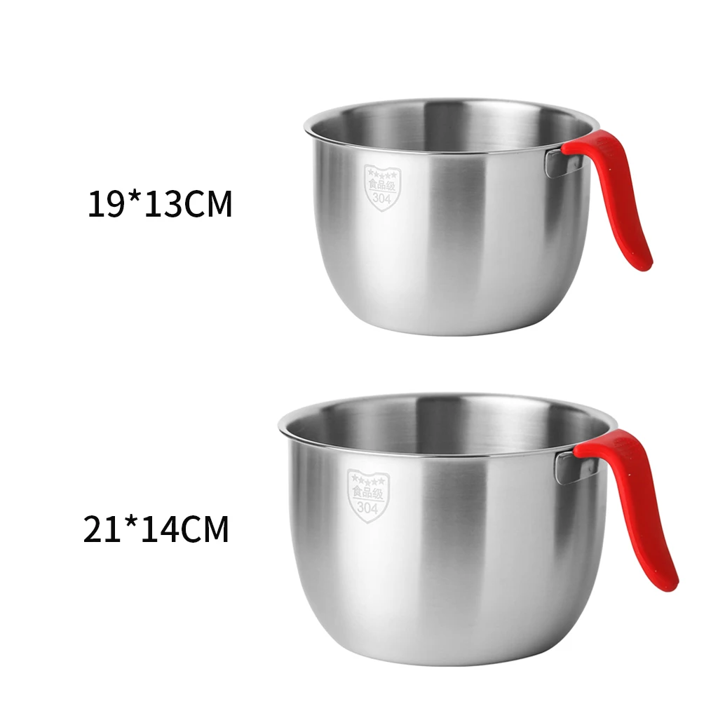 

Stackable Mixing Bowls Food Storage for Cooking Easy to Clean Prep Bowls