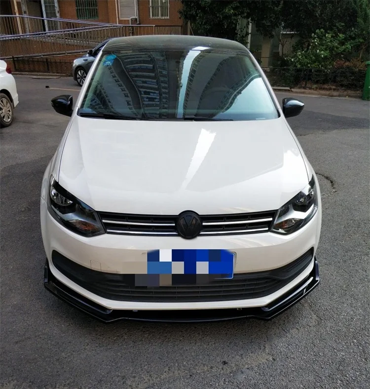 Для Volkswagen POLO Body kit спойлер 2014-2018 DC ABS задний передний бампер диффузор защитные