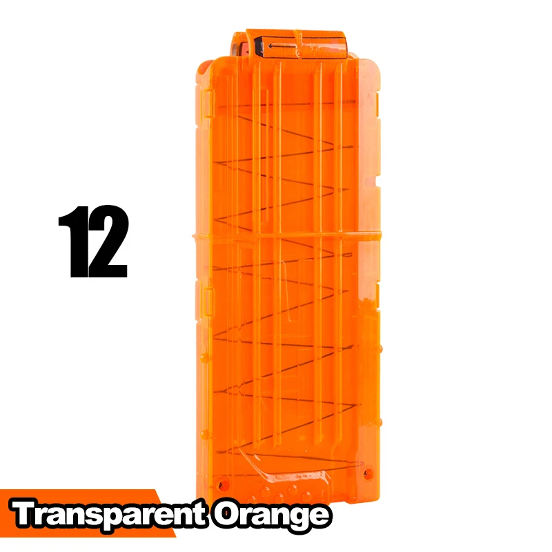 ORT-12 6-12-18 оранжевый Перезагрузка клип для Nerf журнал круглый Дартс Замена игрушечный пистолет обойма для мягких пуль для Nerf Blaster arma de brinquedo - Цвет: ORT-12