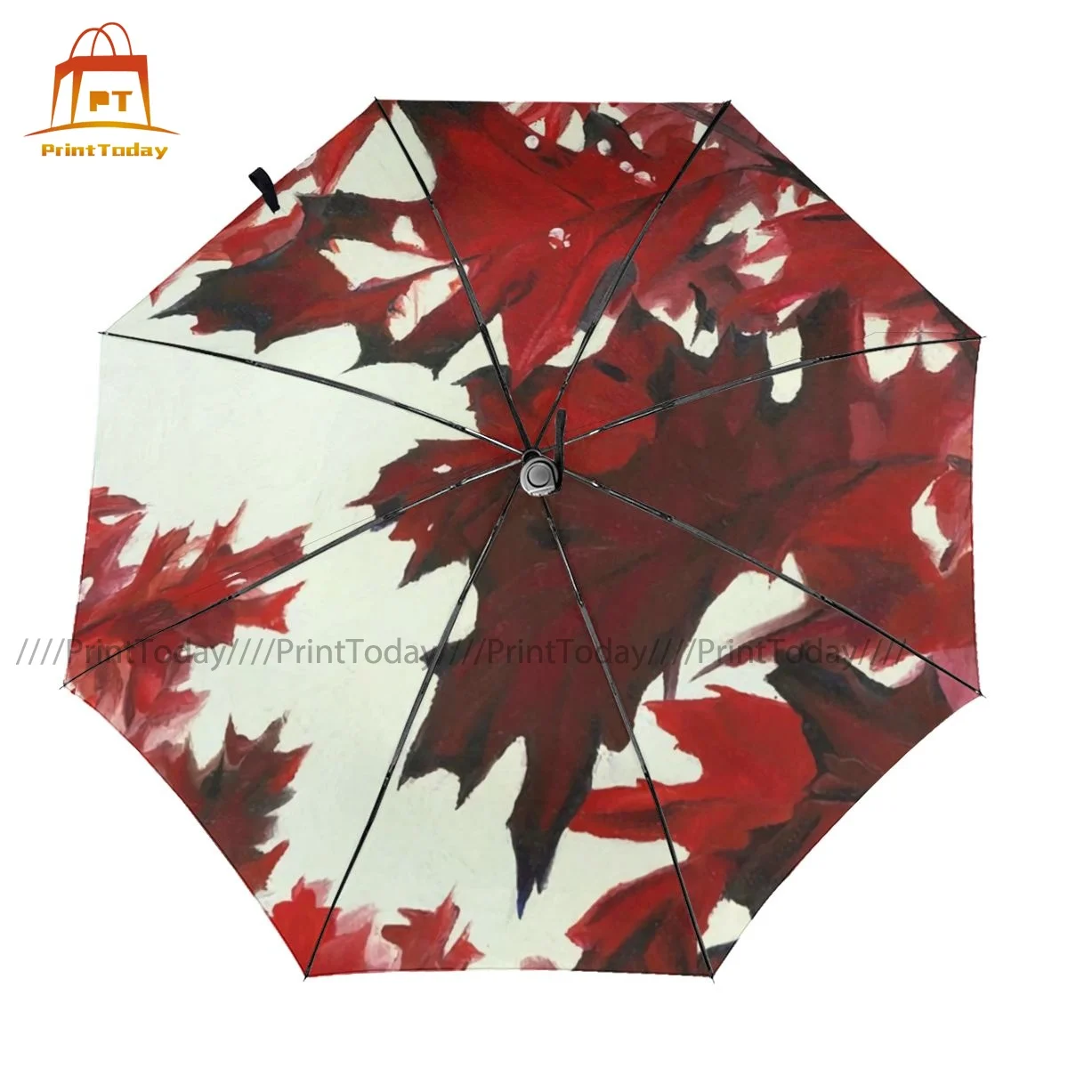 

Queens Umbrella Windshield Home Umbrella Cute Automatic Print Folding Umbrella