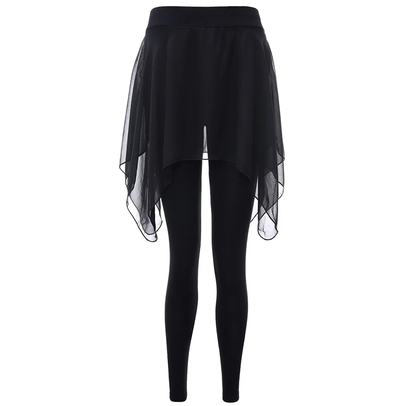 Профессиональные черные эластичные леггинсы для балета танцев Женские Балетные