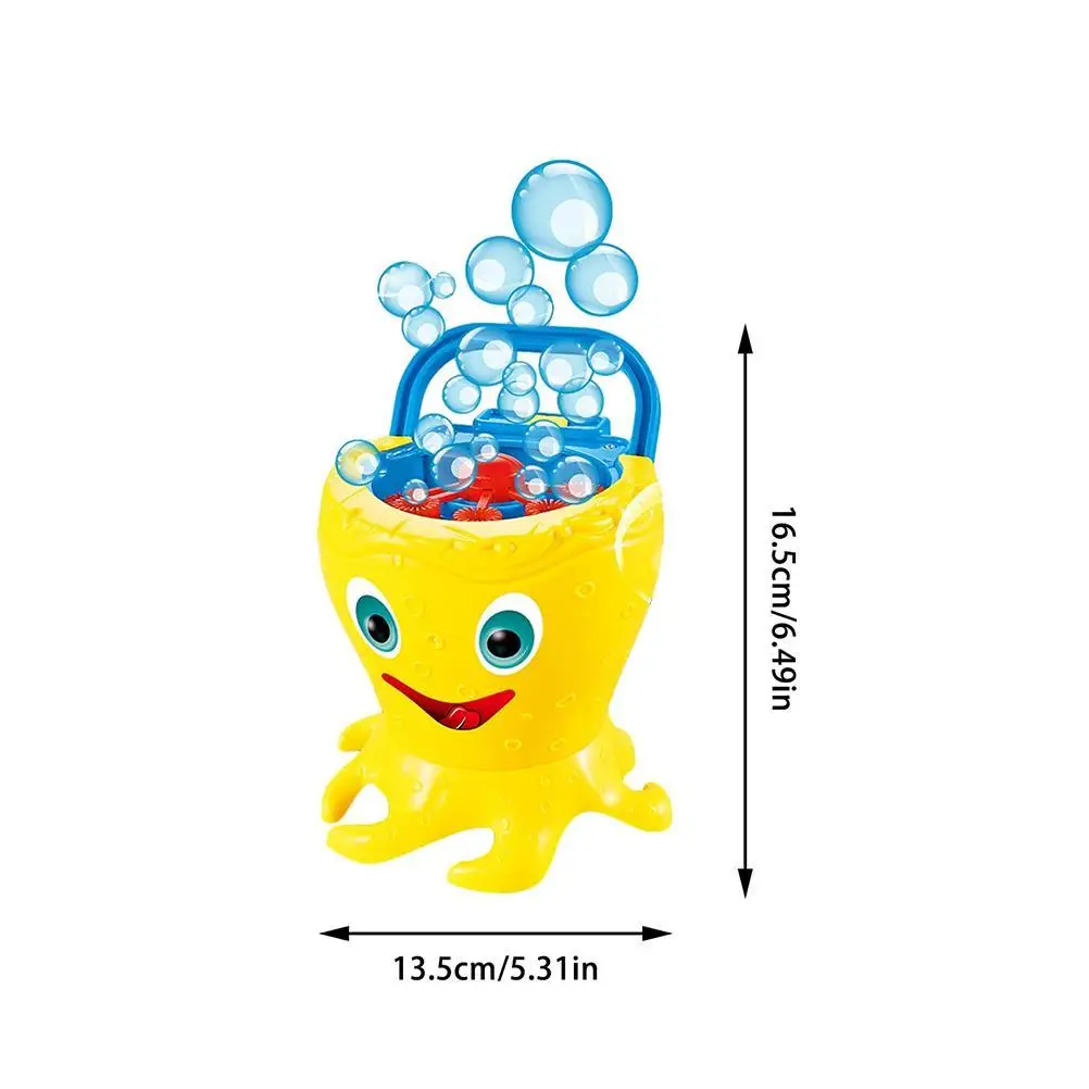 

Bubble Machine Automatic Bubble Blower Electric Bubble Maker for Baby Kids Bath Toy Kid Birthday Gift Electric Bubble Making Toy