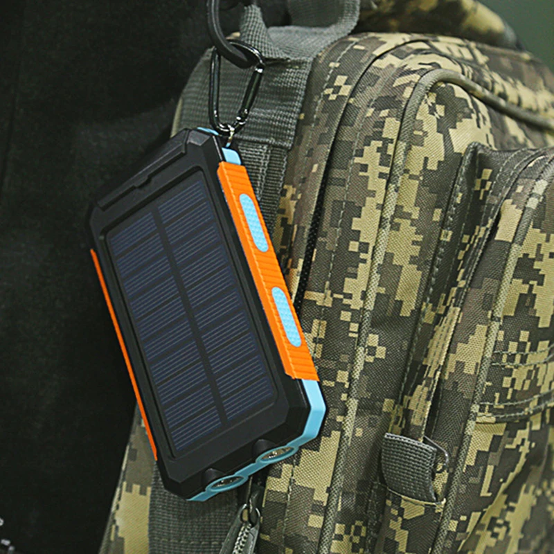 

Big-Capacity 74Wh/3.7V 20000mAH USB 10W Super Fast Charging Li-Polymer Batteries For Outdoors Solar Energy Cellphone Power Bank