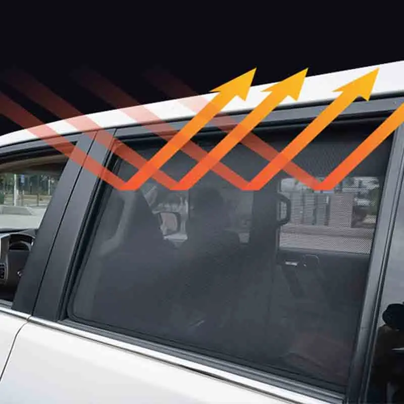 

Magnetic Car Window Sunshield Sunproof Sun Shade Visors Gauze Mesh Protection Accessories For Nissan X-trail 2020