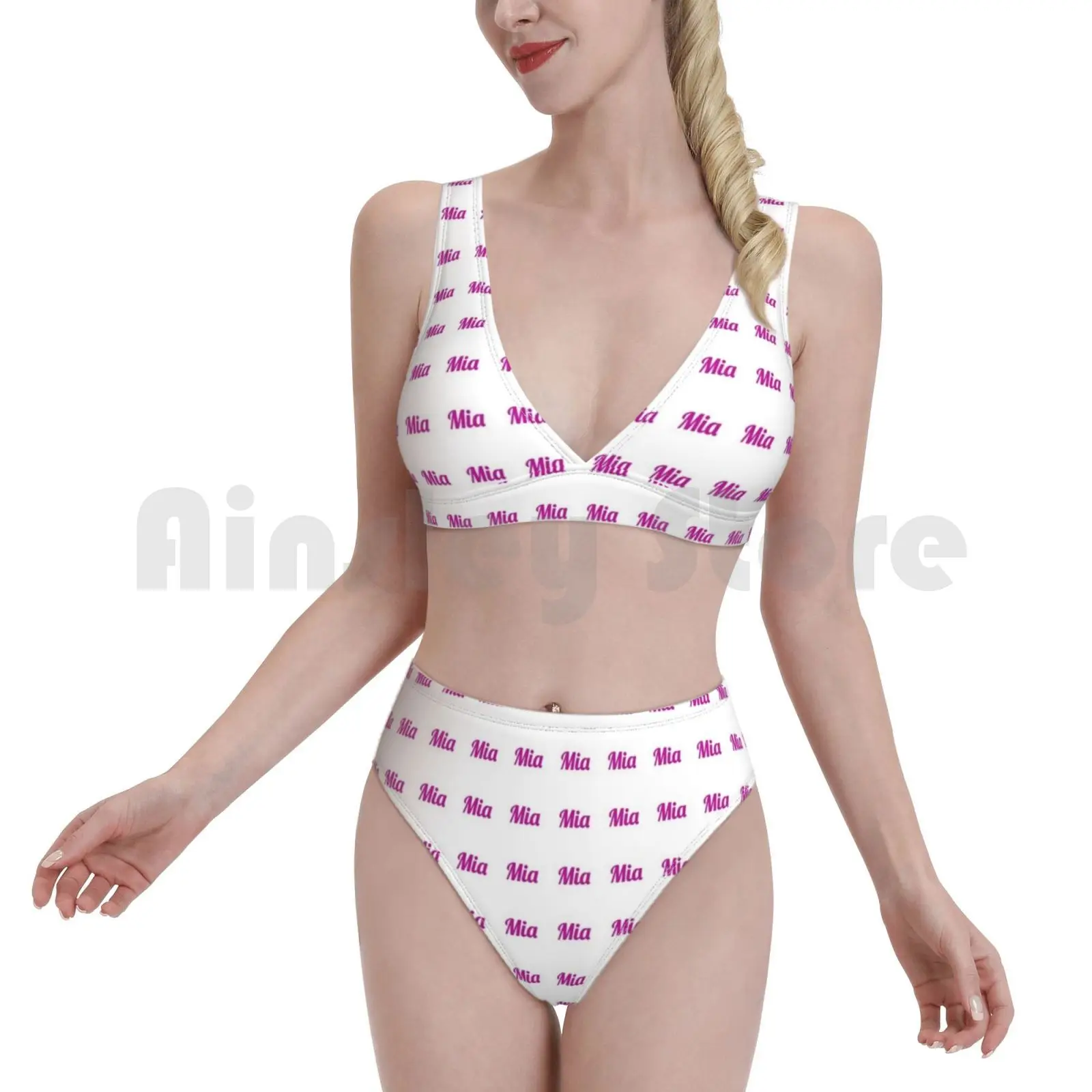 Купальник-бикини Mia с подкладкой и высокой талией американские художники