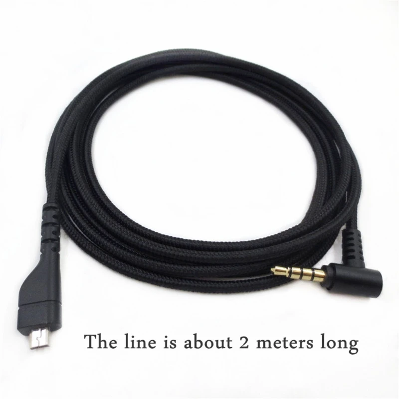 

Replacement 3.5mm TPE Audio- Cable Gaming Headset for steelseries Arctis 3/5/7 203A
