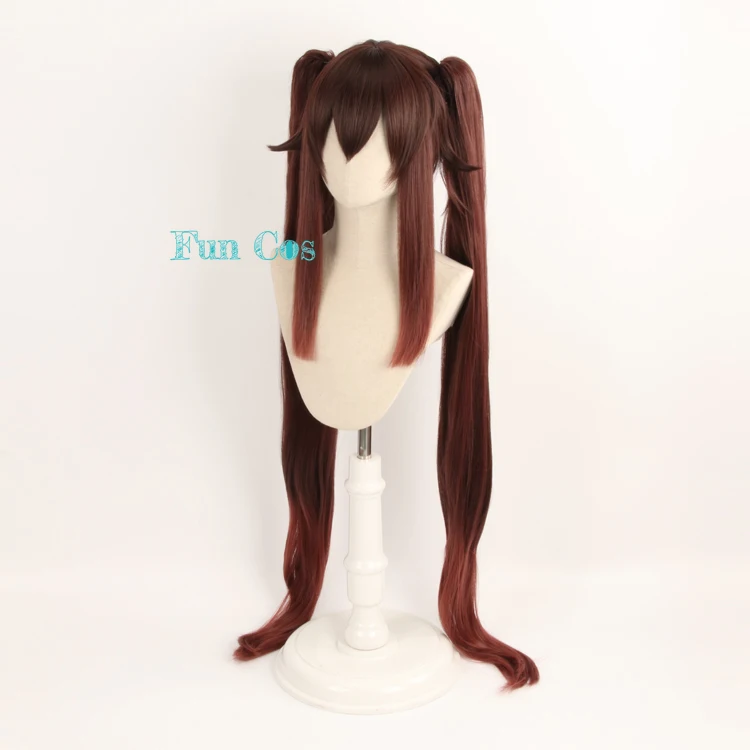 Парик для косплея гутао из аниме Game Genshin Impact термостойкая волосяная шапка волокна