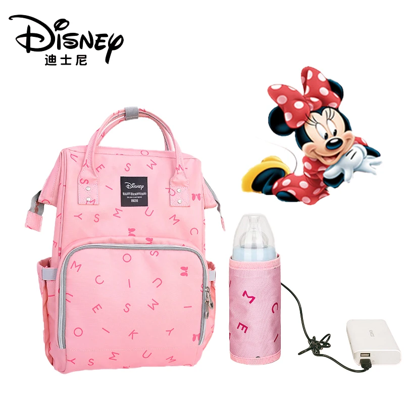 2 Disney Микки детские USB Пеленки сумки рюкзак для мам сумка для путешествий большой емкости мама сумка для ребенка многофункциональная детская коляска сумка - Цвет: 2
