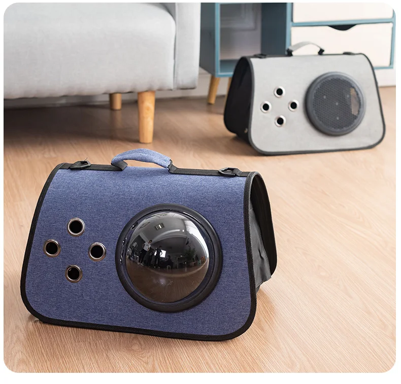 Дорожный рюкзак для переноски кошек сумка на плечо с окошком щенков уличная и