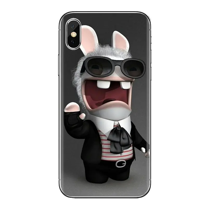 Для iPod Touch Apple iPhone 11 Pro 4 4s 5 5S SE 5C 6 6S 7 8 X XR XS Plus Max Rabbids слабоумный кролик Наруто