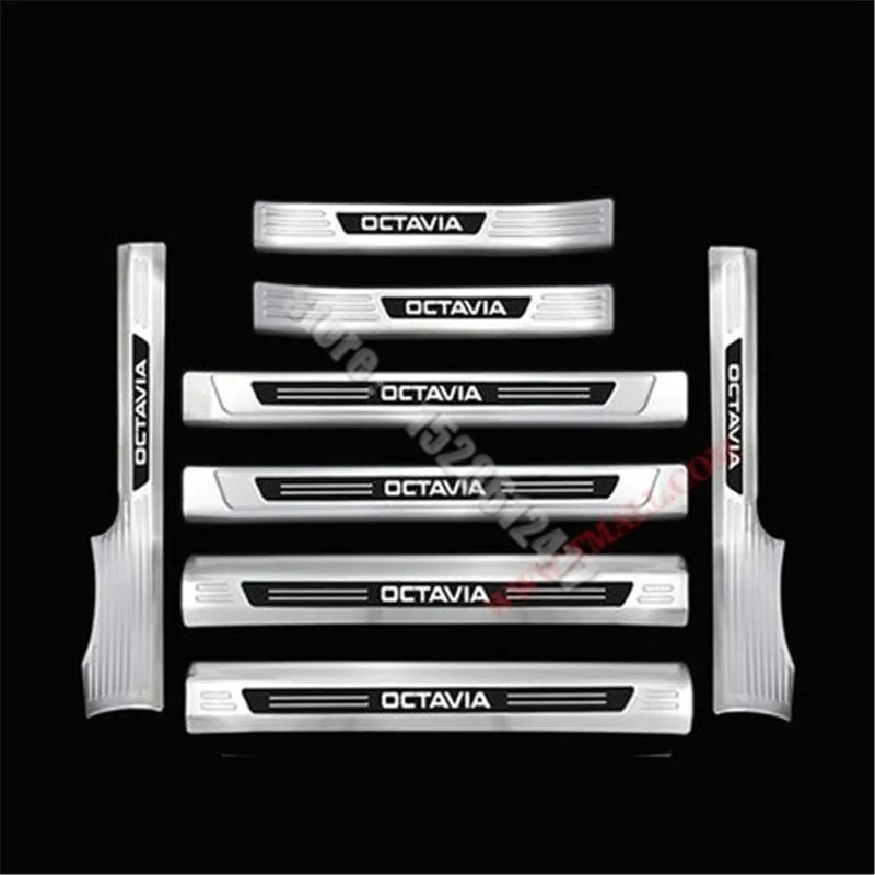 

for Skoda Octavia pro 2021-2022 stainless steel sill Scuff Plate/Door Sill Door Sill Scuff Plate Welcome Pedal Car styling