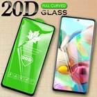 20D полное покрытие закаленное стекло протектор экрана для Samsung Galaxy A41 A31 A71 A51 A21 A11 A01 ядро защитное стекло пленка