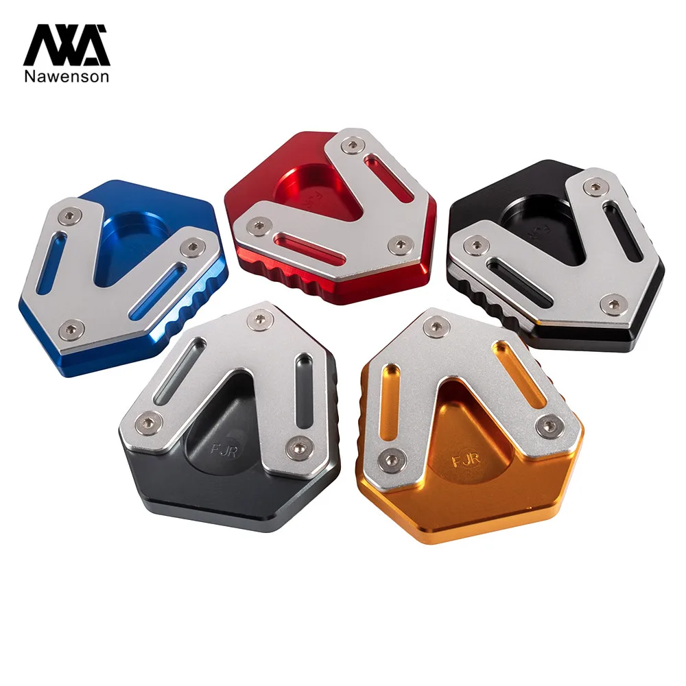

Aluminum Side Stand Pad Widening Plate Motorcycle Kickstand Enlarger for FJR1300 2001-2019